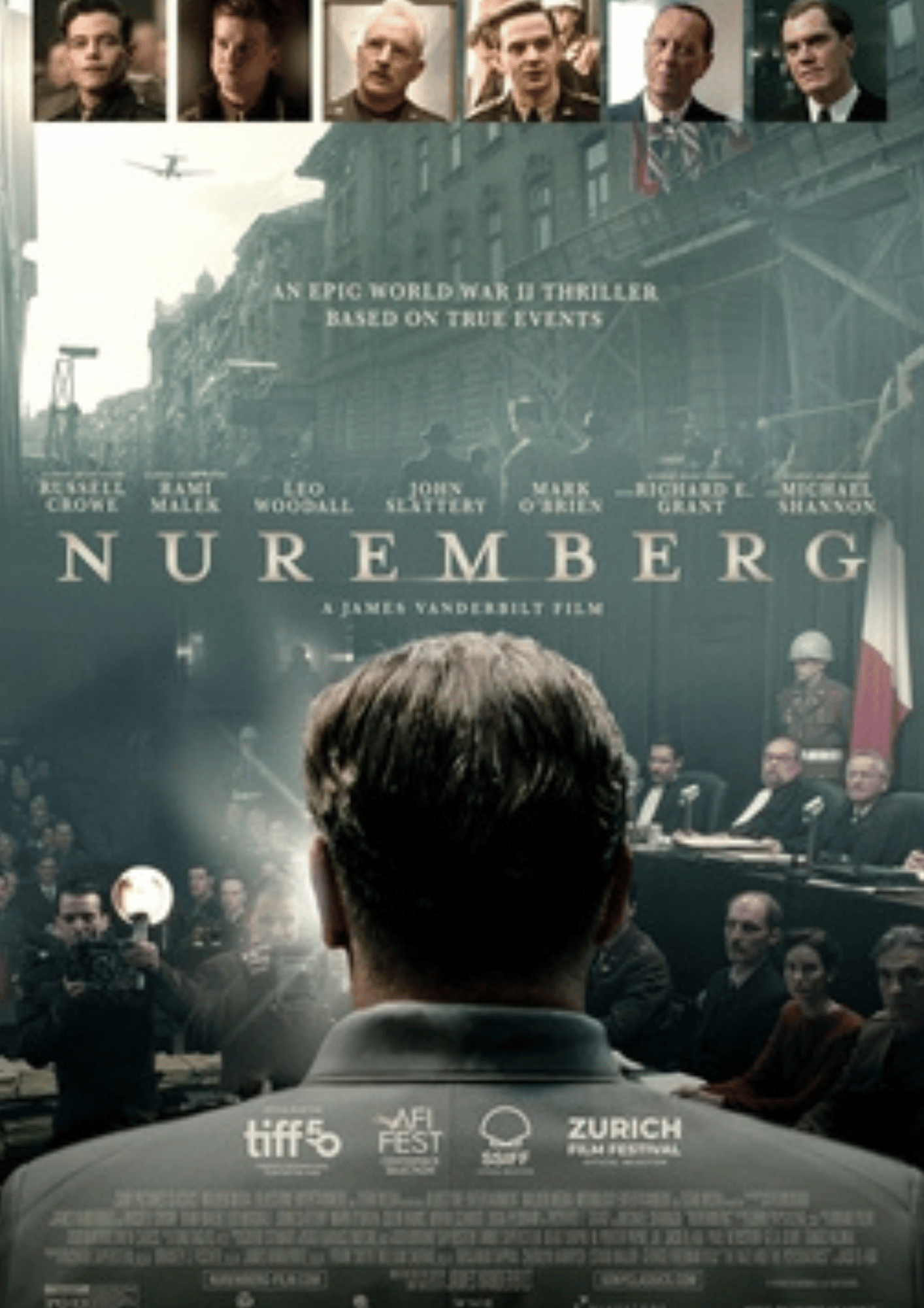 cineastisches Filmplakat mit historischer Atmosphäre und mehreren Figuren